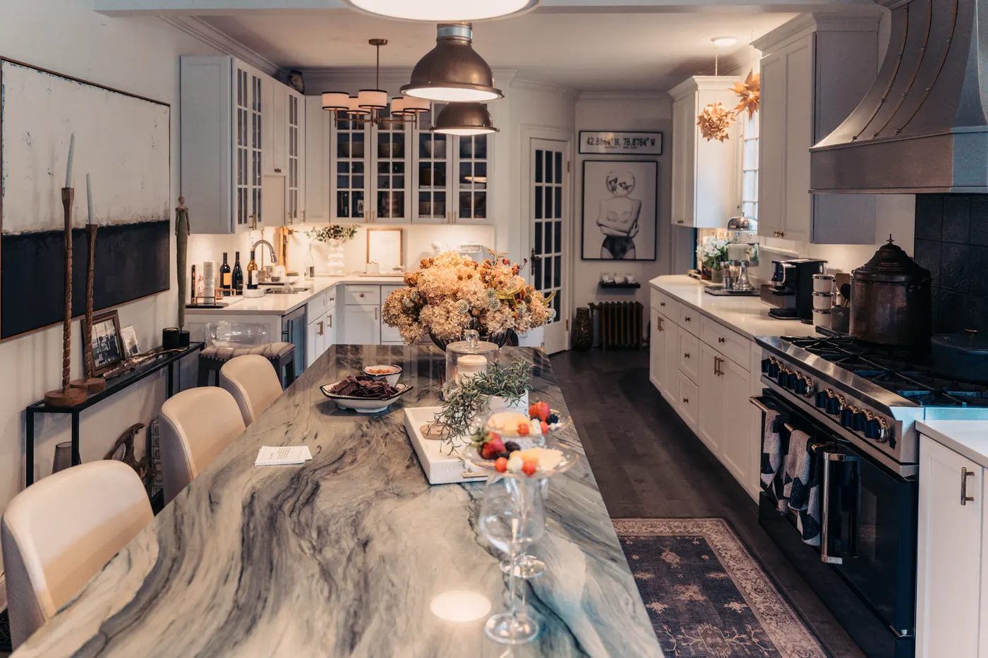 Kitchen with modern appliances